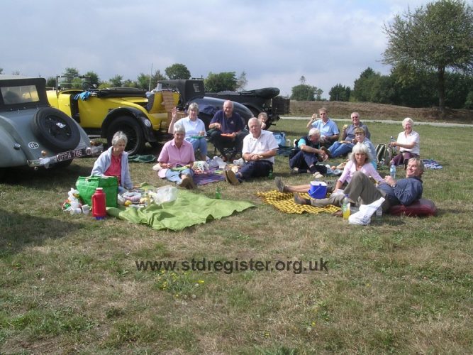 The STD Register enjoying a traditional Paul Easter picnic in France 2006.