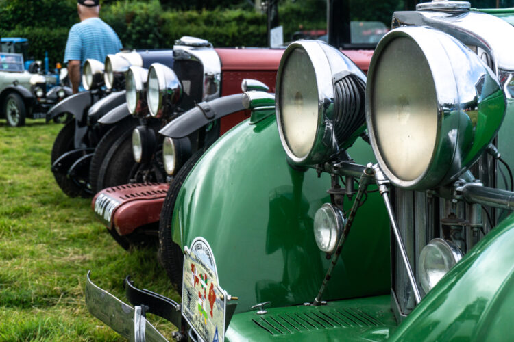 Chagford Show, Dartmoor A powerful set of headlamps captured by the Chagford Show photographer. (Courtesy of https://chagfordshow.co.uk/)